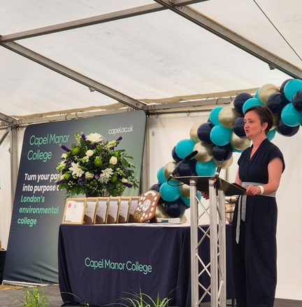 Saddlers' Company news: Capel Manor College Leather Showcase and Awards Hear from Mary Lewis of the Heritage Crafts Association