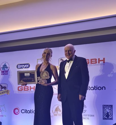 Saddlers' Company news: Sophie Sperling Wins Equine Fitter of the Year Award at British Equestrian Trade Association International Fair