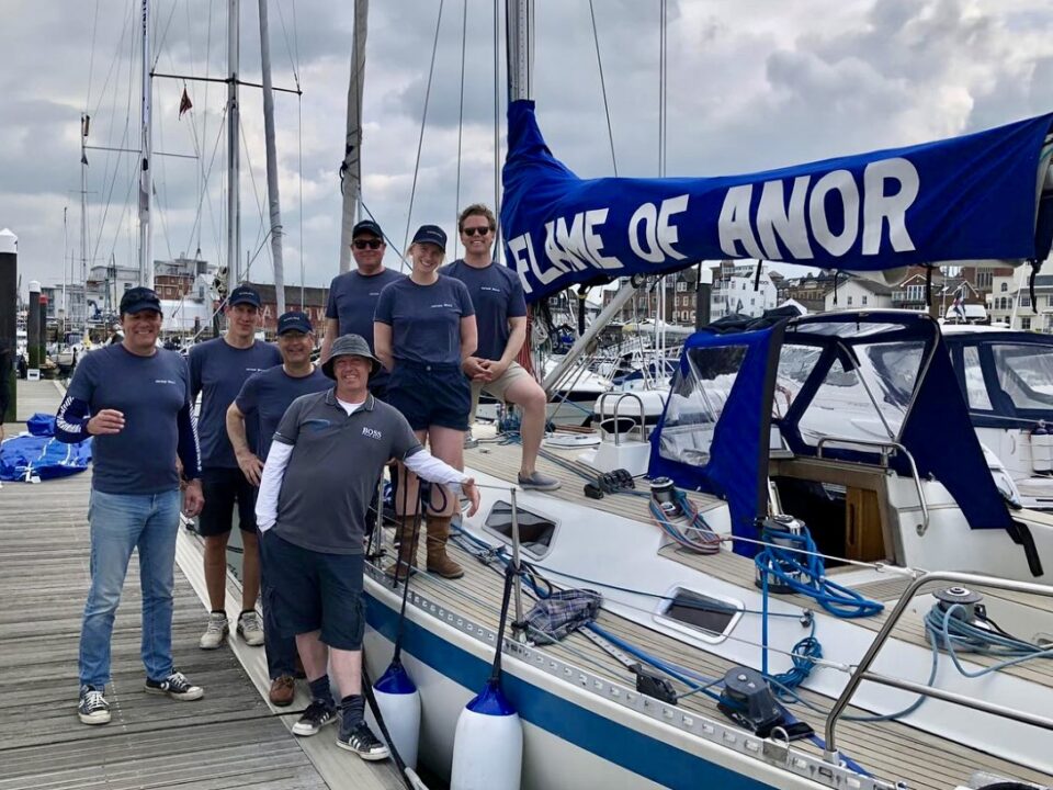 Saddlers' team in the Inter-Livery Sailing Regatta, Cowes.